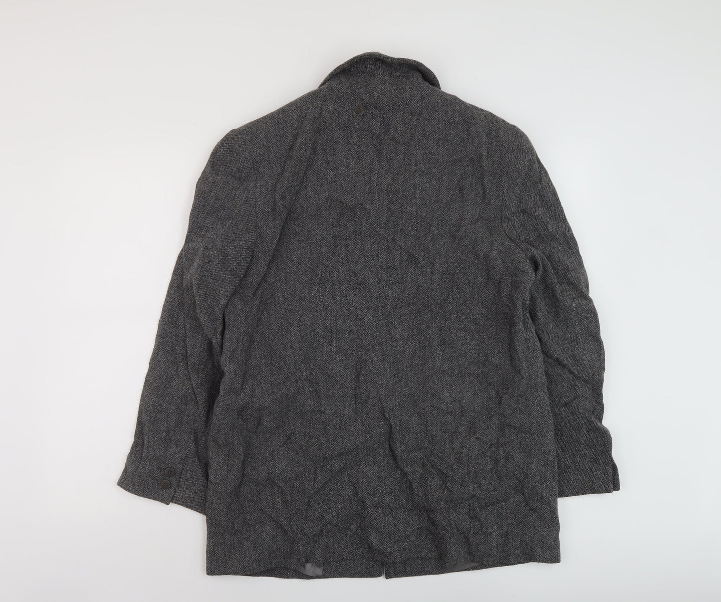 Womens UK Size 14 Marks and Spencer Grey Overcoat