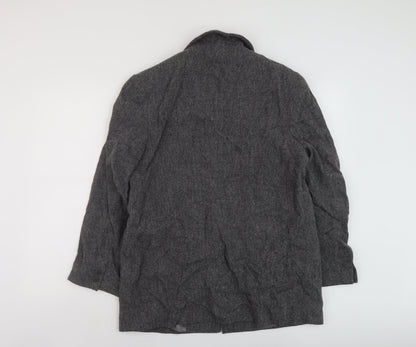 Womens UK Size 14 Marks and Spencer Grey Overcoat