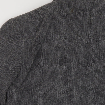 Womens UK Size 14 Marks and Spencer Grey Overcoat