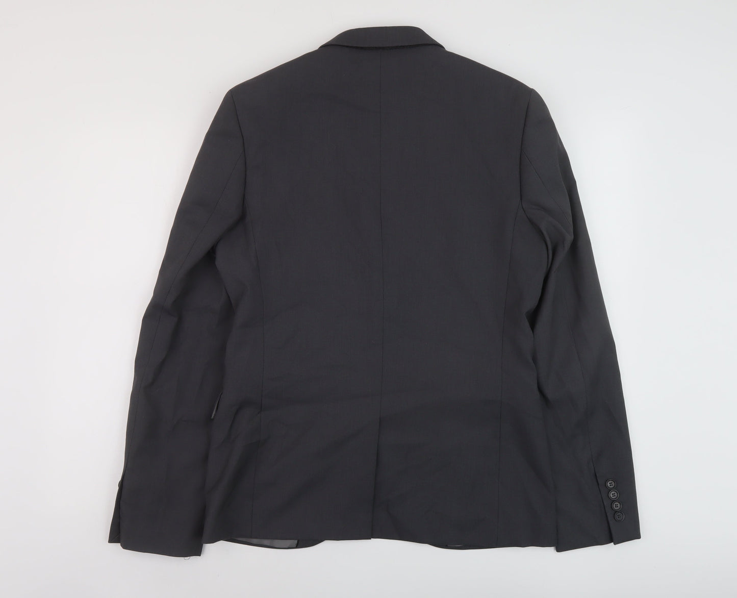 Mens UK Size 38 Topman Regular Grey Suit Jacket
