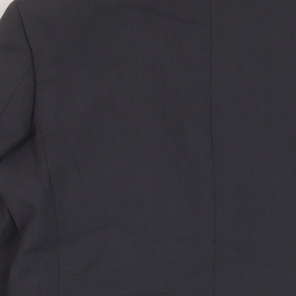 Mens UK Size 38 Topman Regular Grey Suit Jacket