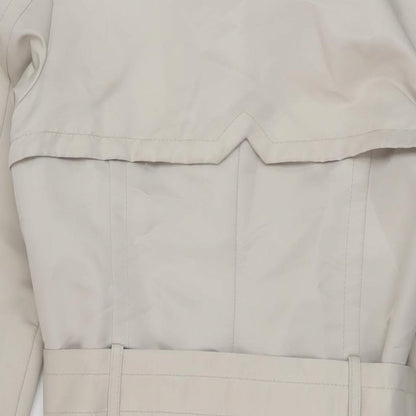 Womens UK Size S Mango Beige Overcoat
