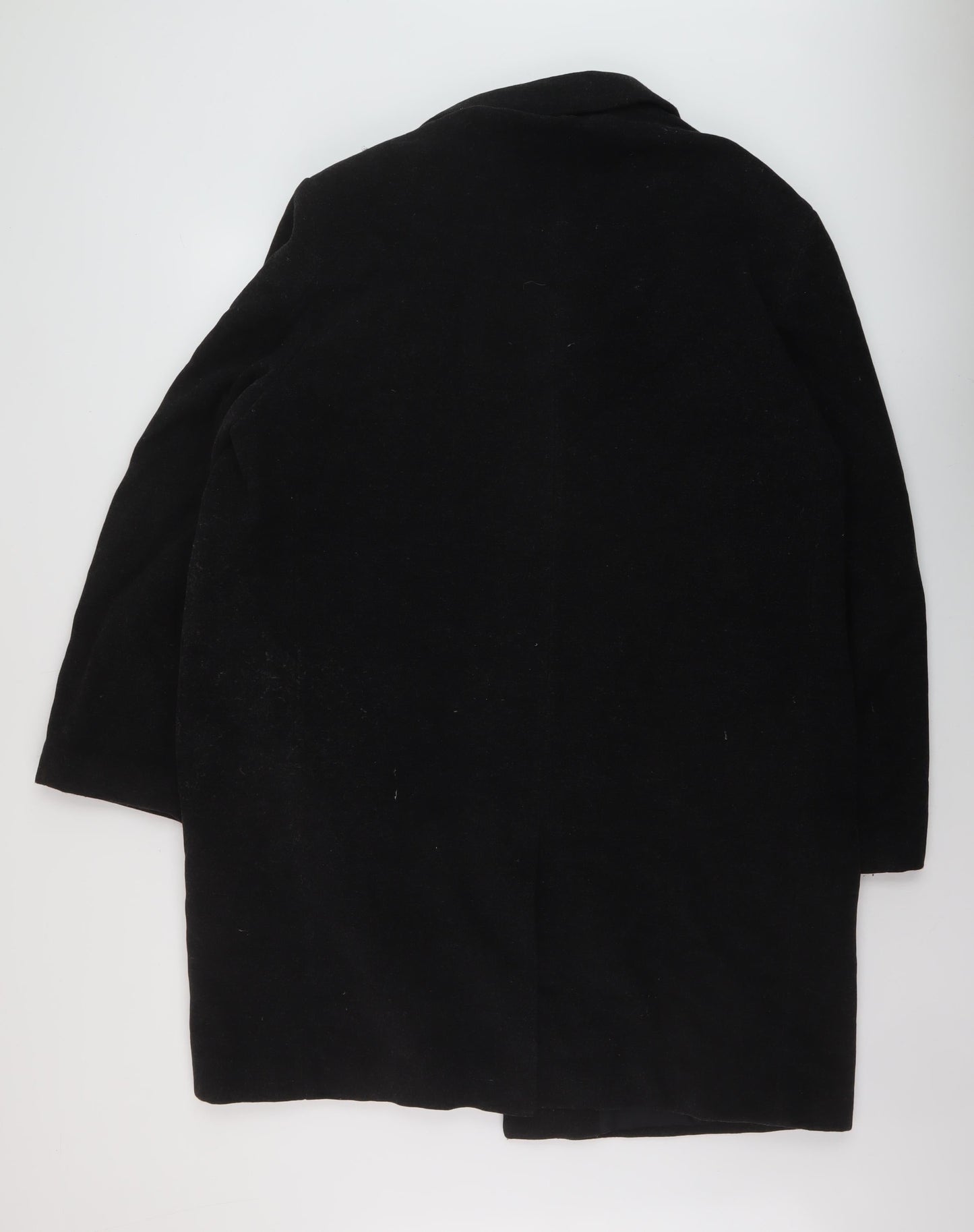 Mens UK Size 42 CG Black Overcoat