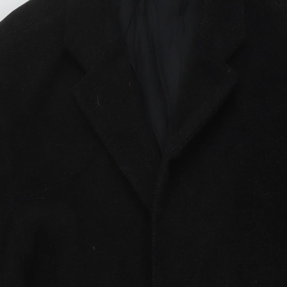 Mens UK Size 42 CG Black Overcoat