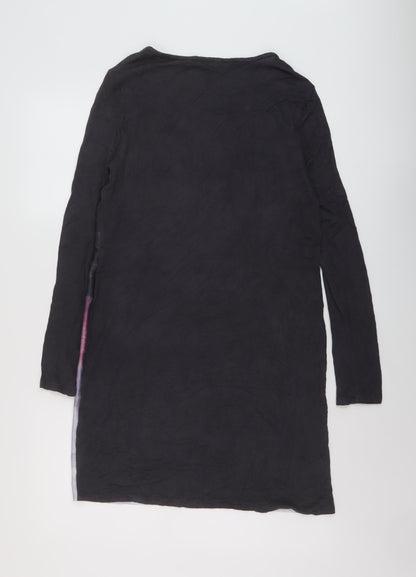 Womens UK Size 10 Phase Eight Grey Tunic Blouse