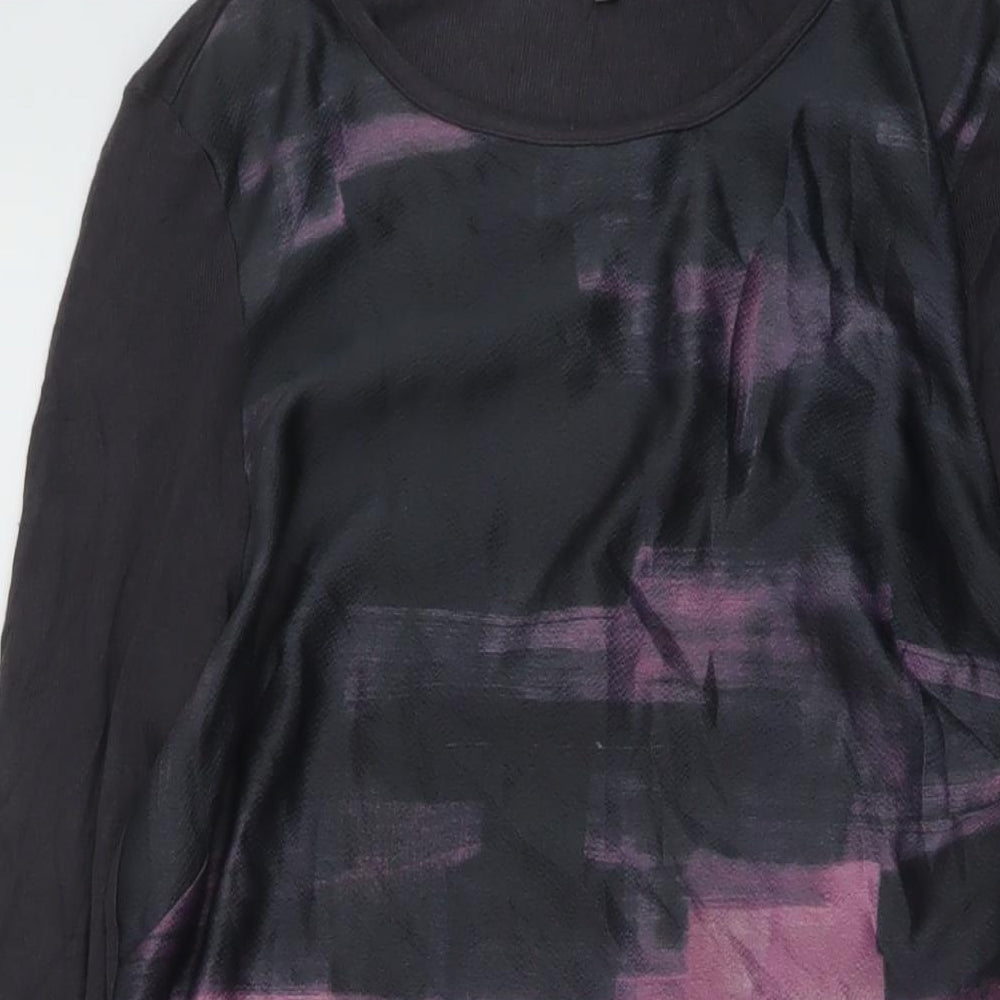 Womens UK Size 10 Phase Eight Grey Tunic Blouse