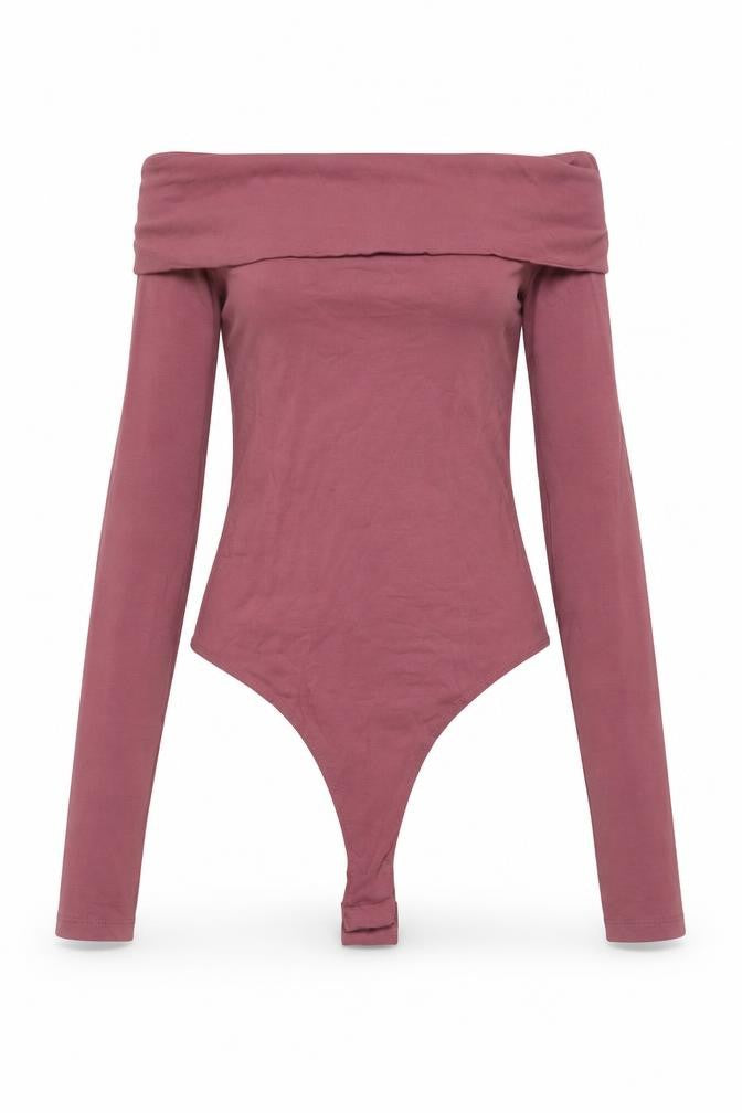 Womens UK Size 6 ASOS One-Piece Pink Bodysuit