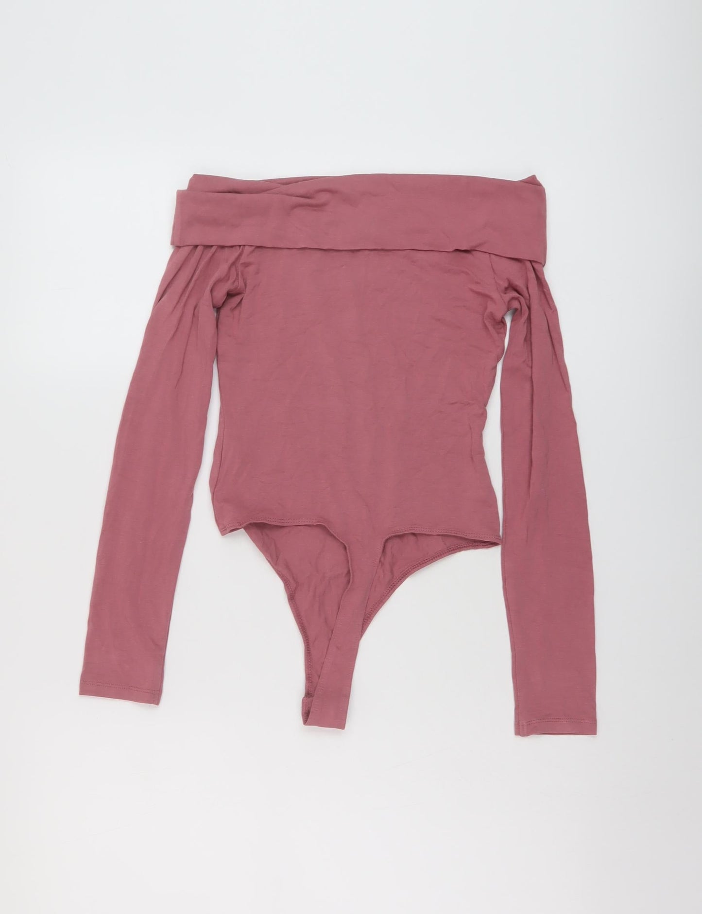 Womens UK Size 6 ASOS One-Piece Pink Bodysuit