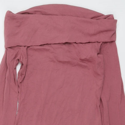 Womens UK Size 6 ASOS One-Piece Pink Bodysuit