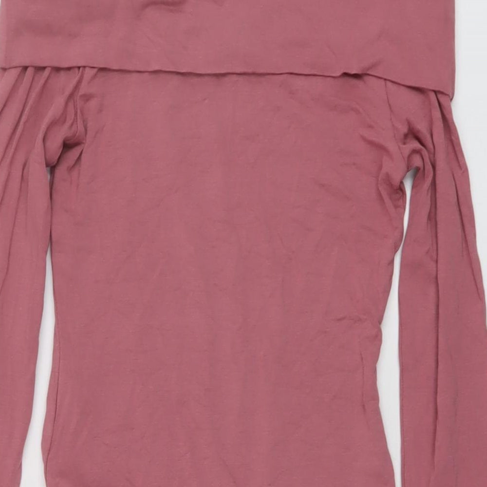 Womens UK Size 6 ASOS One-Piece Pink Bodysuit