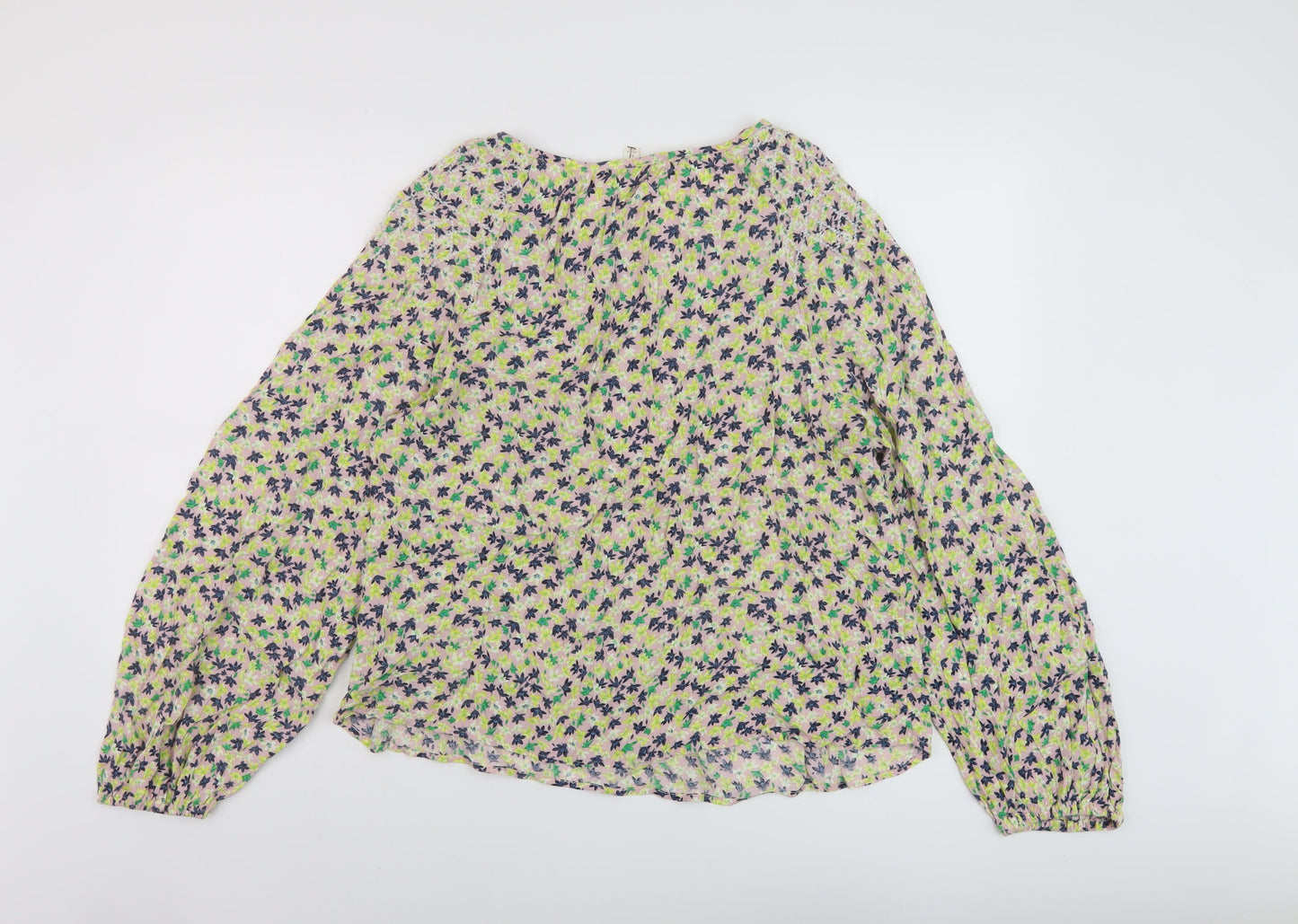 Womens UK Size 10 Per Una Multicoloured Basic Blouse