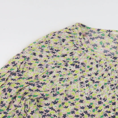 Womens UK Size 10 Per Una Multicoloured Basic Blouse