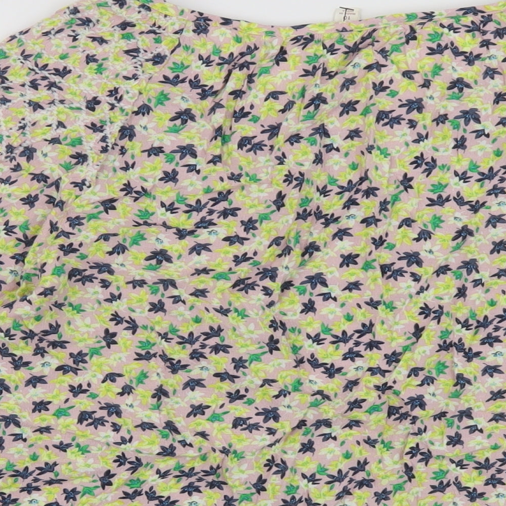 Womens UK Size 10 Per Una Multicoloured Basic Blouse