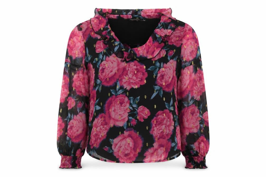 Womens UK Size 16 Dorothy Perkins Multicoloured Basic Blouse