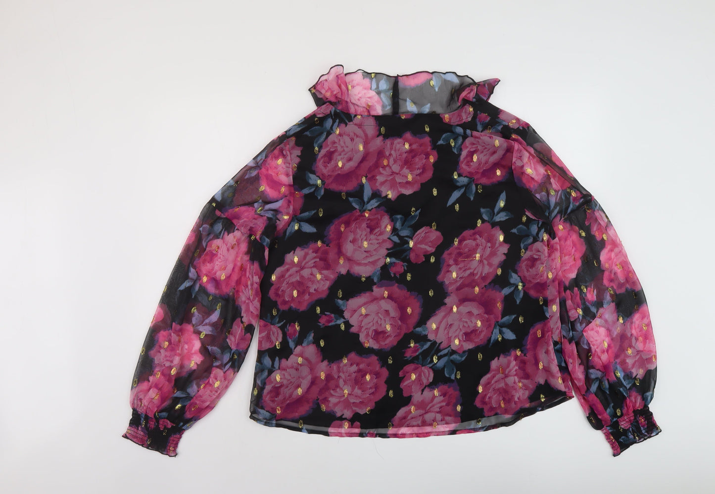 Womens UK Size 16 Dorothy Perkins Multicoloured Basic Blouse