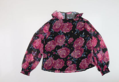 Womens UK Size 16 Dorothy Perkins Multicoloured Basic Blouse