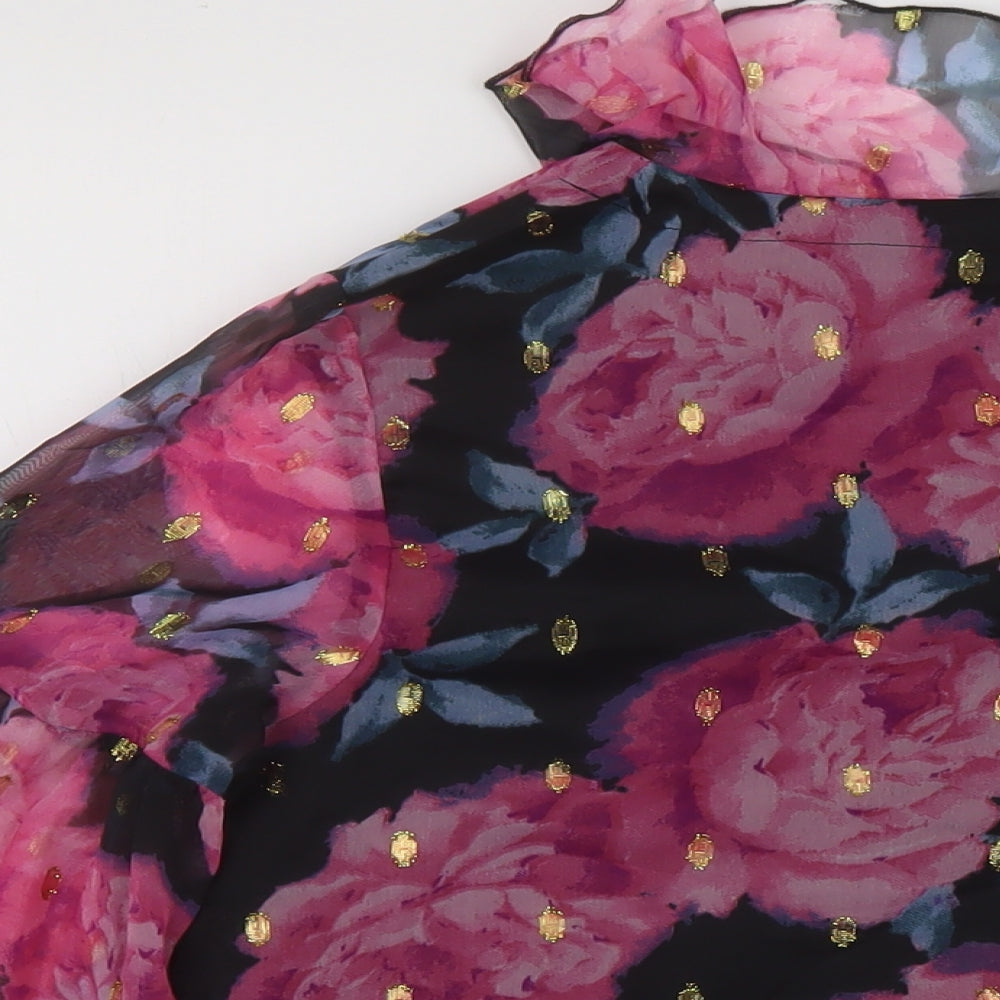Womens UK Size 16 Dorothy Perkins Multicoloured Basic Blouse