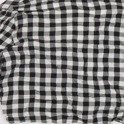 Womens UK Size 10 H&M Black Basic Blouse