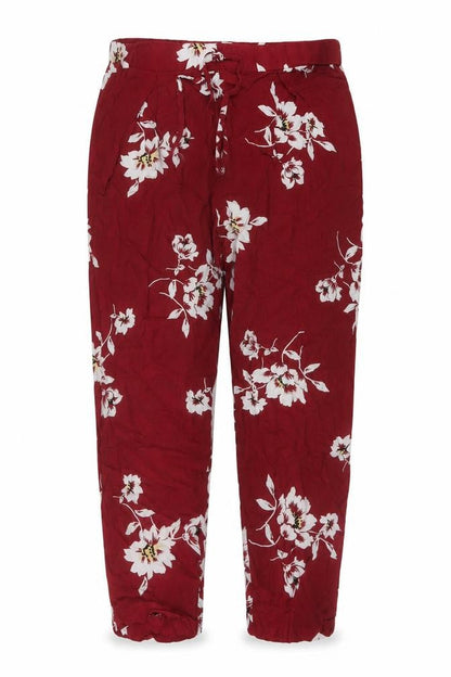 Womens UK Size 10 Miss Selfridge Regular Fit  Red Trousers
