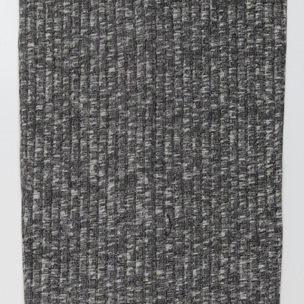 Sundar Bay Womens Grey Polyester Straight & Pencil Skirt Size S
