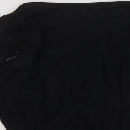 Womens UK Size 14 NEXT Black Basic Blouse
