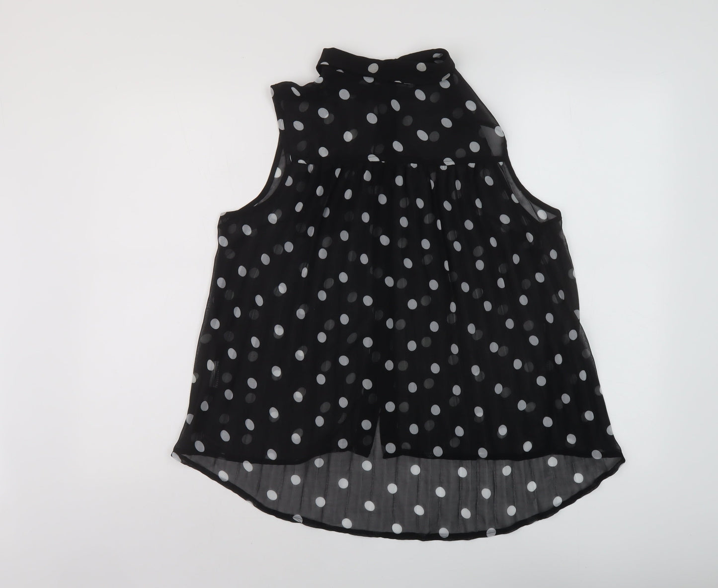 Womens UK Size 10 Miso Black Basic Blouse