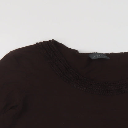 Womens UK Size 18 Alex & Co Brown Basic Blouse