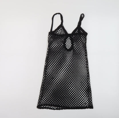 Womens UK Size 6 PRETTYLITTLETHING Black Basic Tank