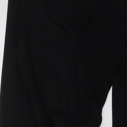 Marks and Spencer Womens Beige Polyester A-Line Size 6 V-Neck Pullover