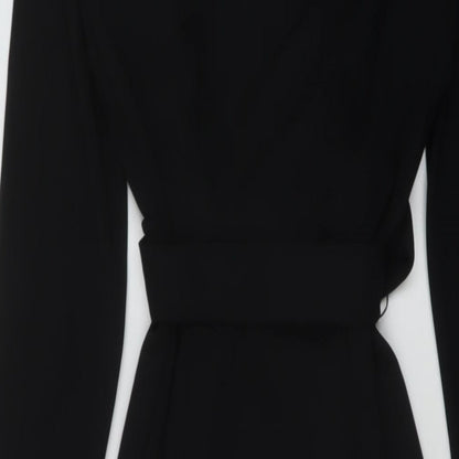 Marks and Spencer Womens Beige Polyester A-Line Size 6 V-Neck Pullover