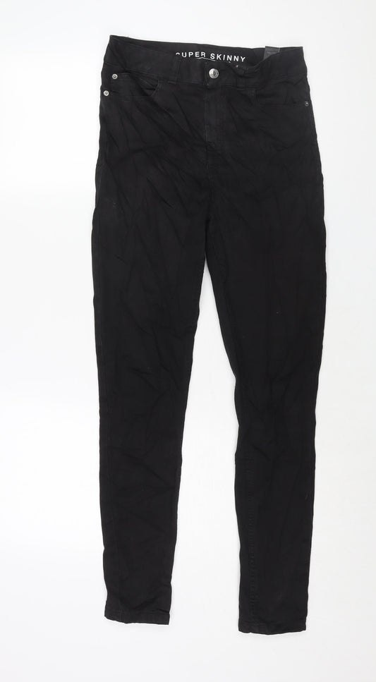 Womens UK Size 8 Marks and Spencer Regular Fit Skinny Black Jeans