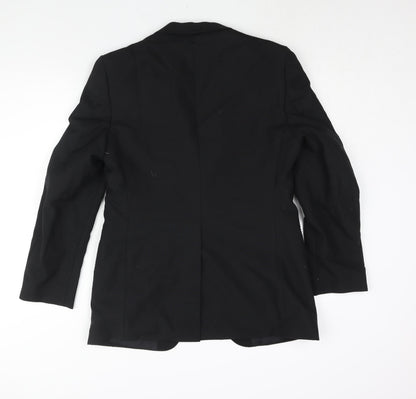 Mens UK Size 36 Hornes Regular Black Suit Jacket