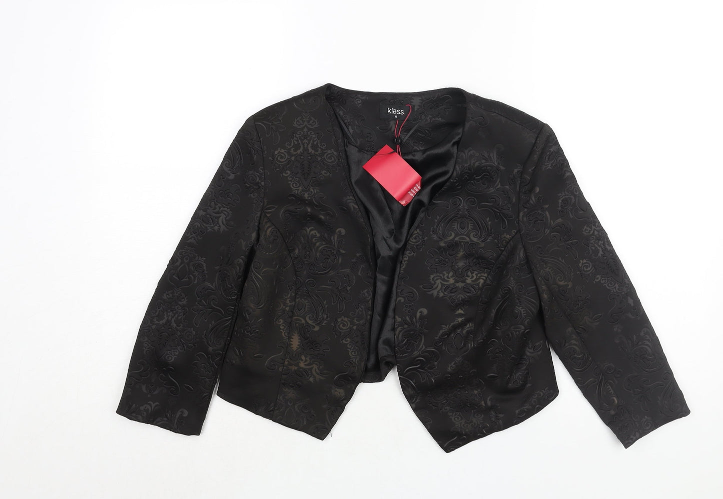 Womens UK Size 12 Klass Black Jacket
