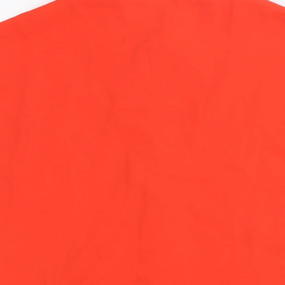 Womens UK Size 10 Marks and Spencer Red Basic Blouse