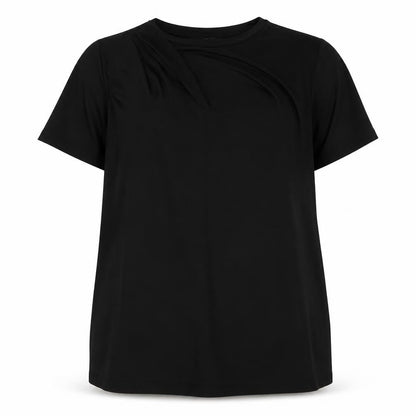 Womens UK Size 24 Very Black Basic Blouse