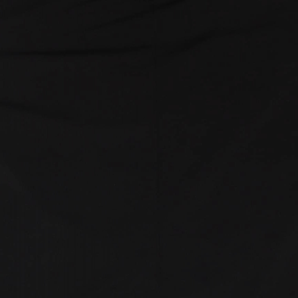 Womens UK Size 24 Very Black Basic Blouse