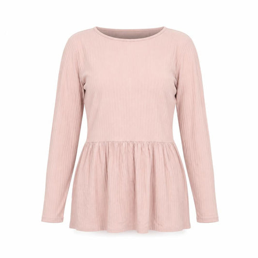 Womens UK Size 8 New Look Pink Basic Blouse