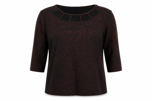 Womens UK Size L Klass Black Basic Blouse