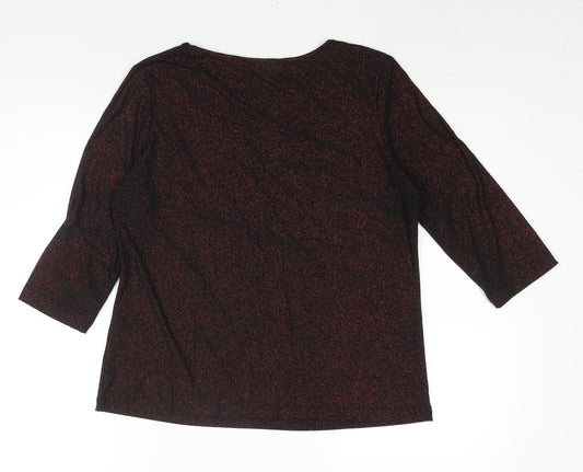 Womens UK Size L Klass Black Basic Blouse