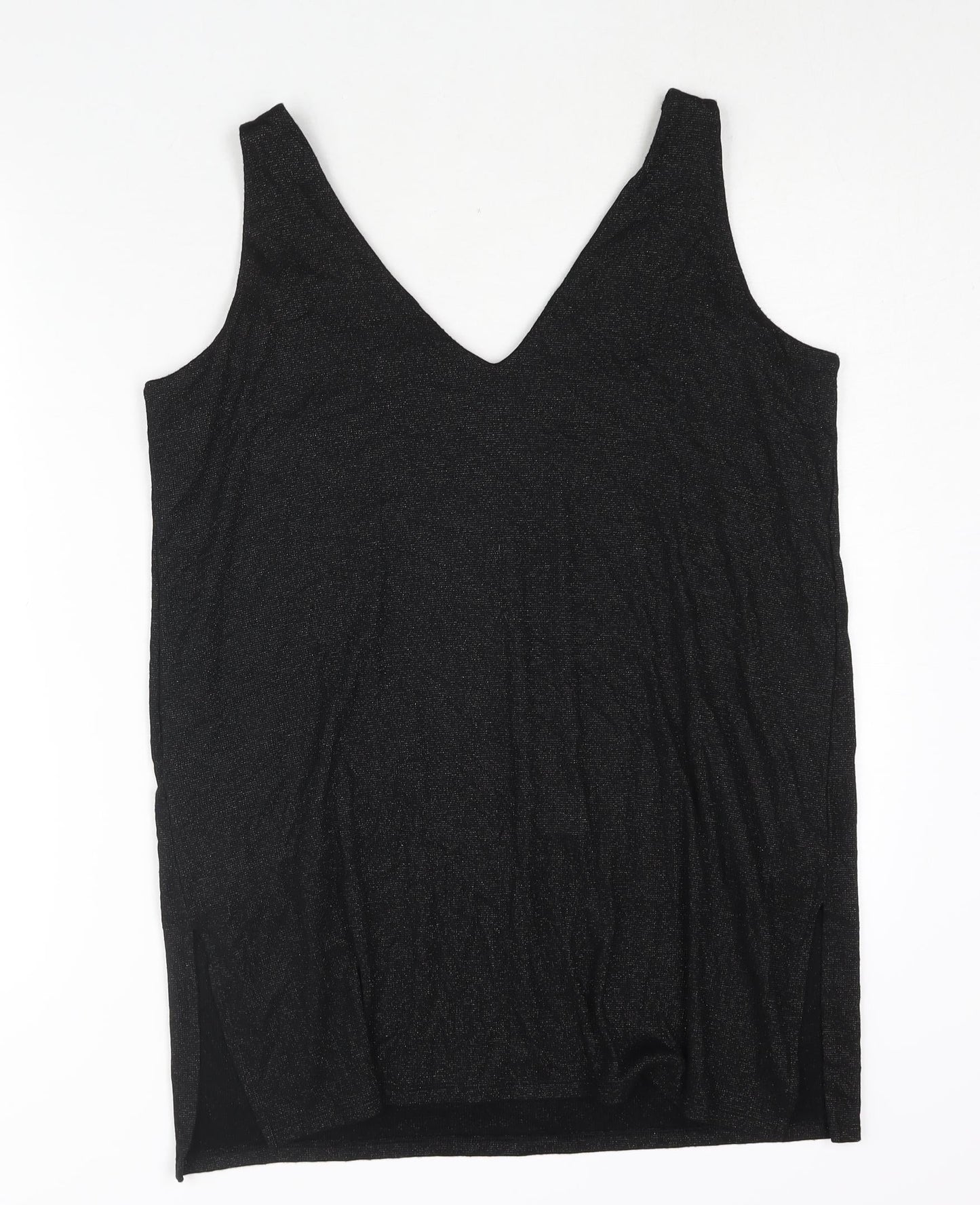 Womens UK Size 16 Marks and Spencer Black Camisole Blouse