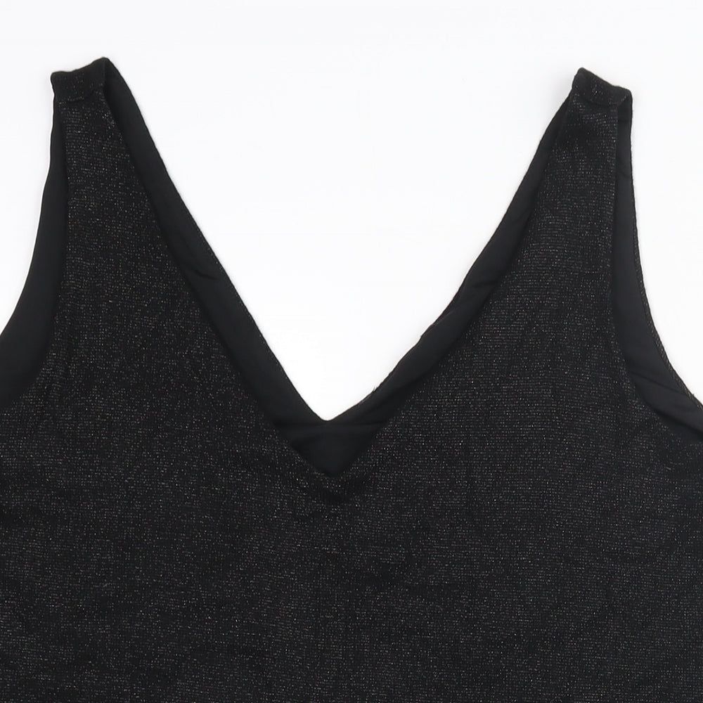 Womens UK Size 16 Marks and Spencer Black Camisole Blouse