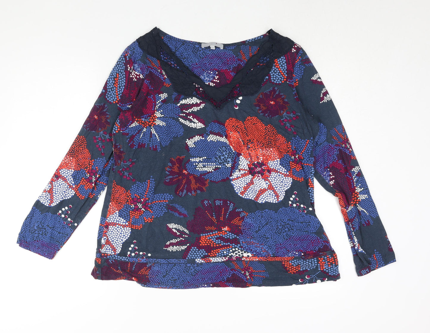 Womens UK Size 16 Per Una Blue Basic Blouse