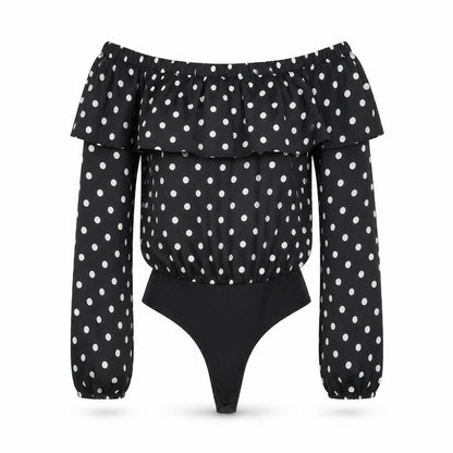 Womens UK Size 6 Missguided One-Piece Black Bodysuit