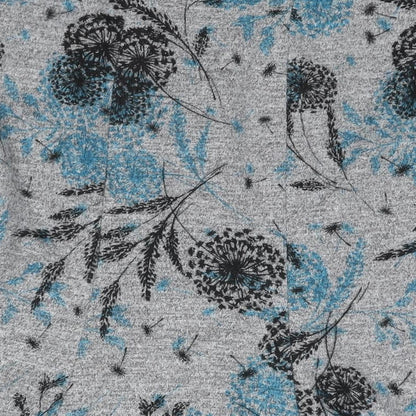 Bonmarché Womens Grey Floral Polyester Trumpet Skirt Size 16