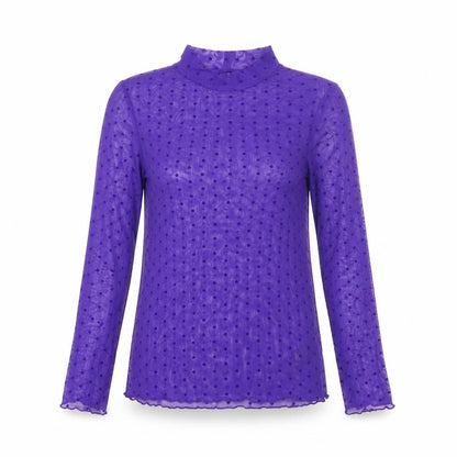 Womens UK Size M Marks and Spencer Purple Basic Blouse