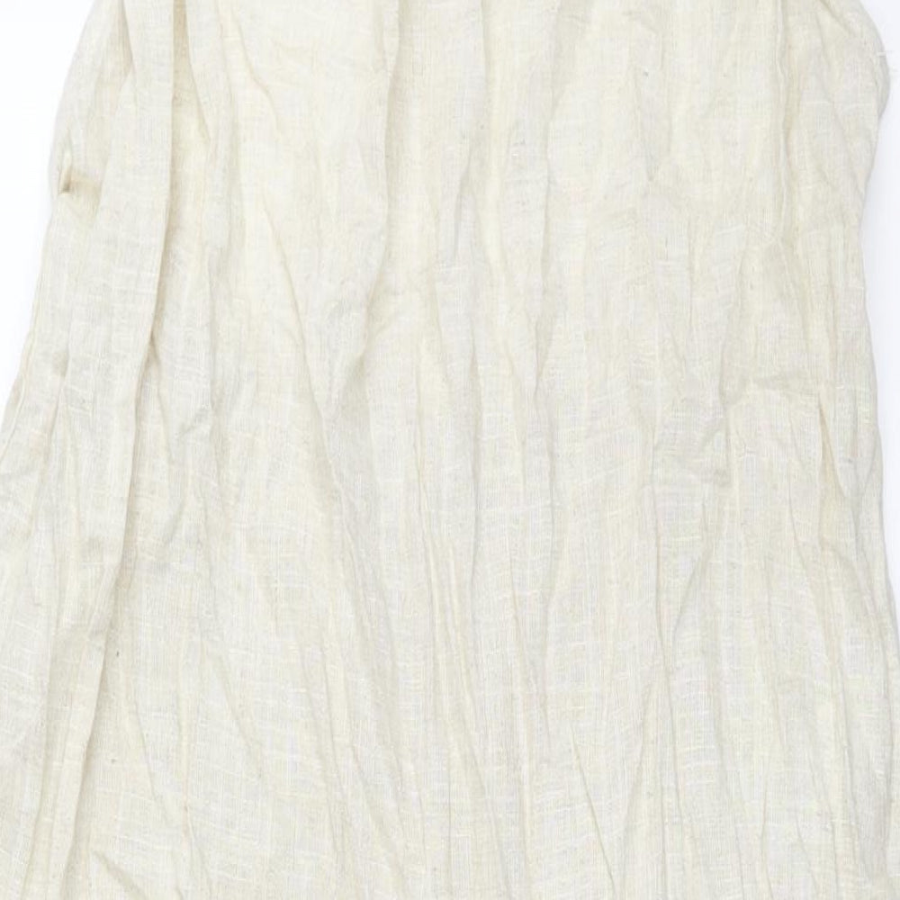 Womens UK Size 12 ASOS One-Piece Beige Jumpsuit