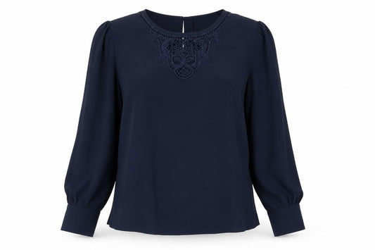 Womens UK Size 12 Marks and Spencer Blue Basic Blouse