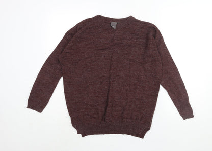 Womens UK Size XS ICHI Brown Pullover Jumper