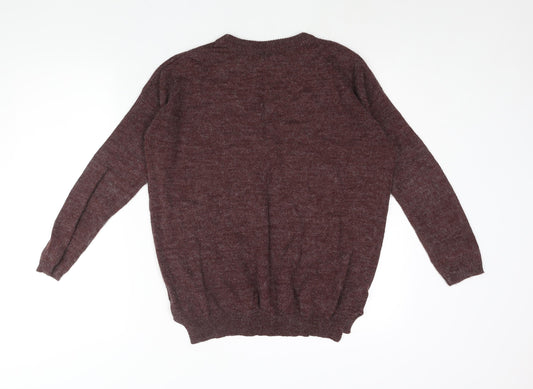 Womens UK Size XS ICHI Brown Pullover Jumper