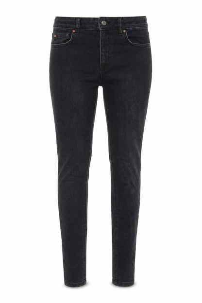 Denim & Co. Womens Black Cotton Skinny Jeans Size 10 L29 in Regular Zip